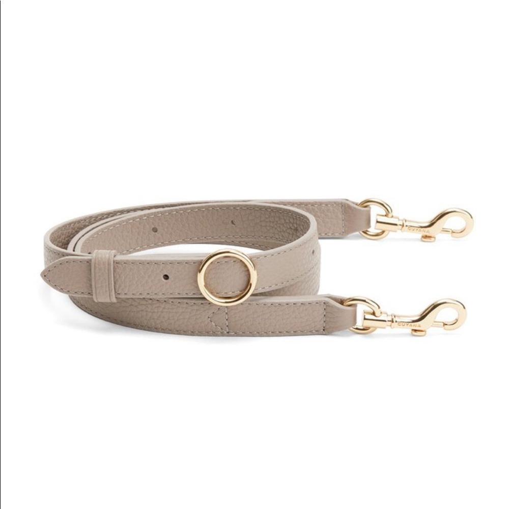 NWT Cuyana Adjustable Strap in Stone